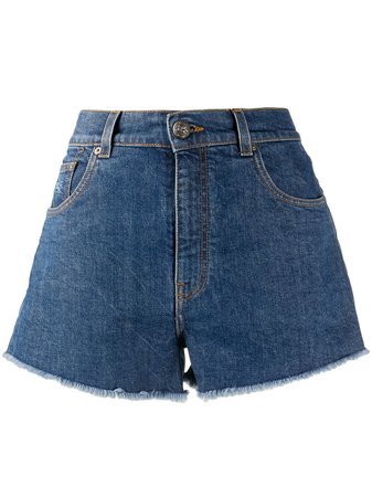Etro High Rise Denim Shorts - Farfetch