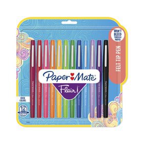 Paper Mate® Felt Tip Pens | Flair® Marker Pens, Medium Point, Limited Edition Candy Pop™ Pack, 24 Count - Walmart.com