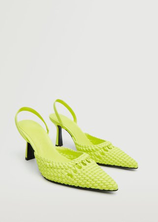 Chaussures à talon tressées - Femme | Mango France