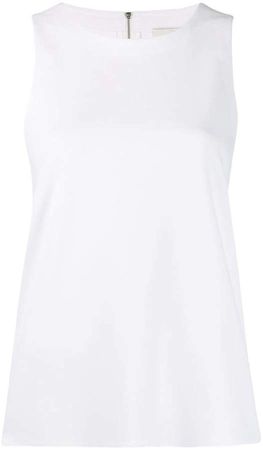 structured crepe sleeveless top