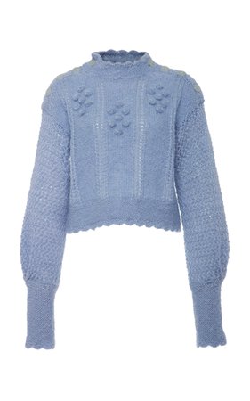LoveShackFancy Persephone mohair-blend sweater