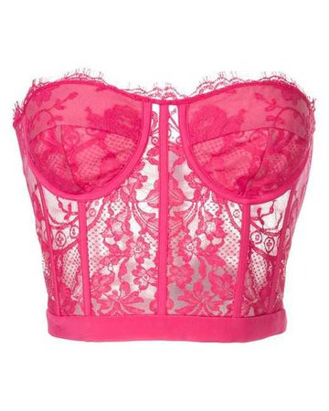 Lyst - Alexander Mcqueen Strapless Bralette Top in Pink - Save 24%