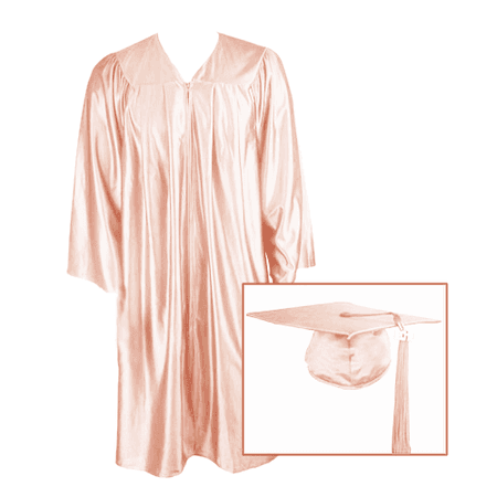 GraduationProduct1 graduation stoles Peach Graduation Caps Gowns and Tassel