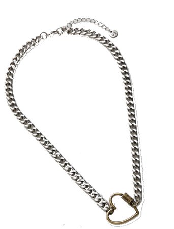 urban outfitters heart chain