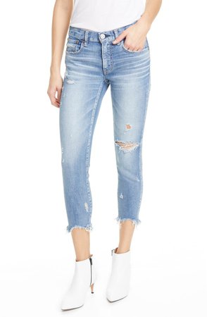 Glendale Distressed Crop Skinny Jeans