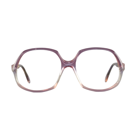 Purple 70s glasses