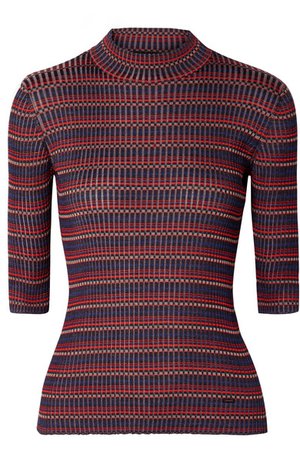 Akris | Striped mulberry silk sweater | NET-A-PORTER.COM