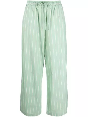 Marni Striped wide-leg Trousers - Farfetch