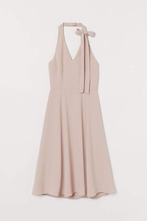 Halterneck Dress - Pink
