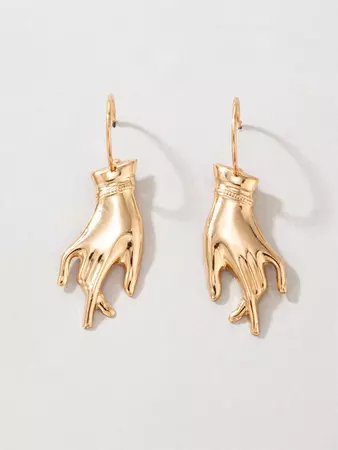 Shein hand design earrings