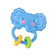 Fisher-Price Elephant Teether Rattle ❤ liked on Polyvore featuring baby, baby stuff and fisher price