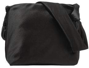 Knotted Satin Shoulder Bag