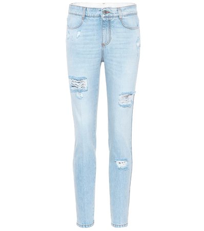 STELLA MCCARTNEY Distressed skinny jeans