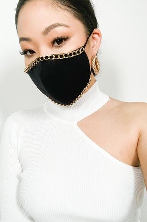 CHAIN FASHION FACE COVER BY AKIRA