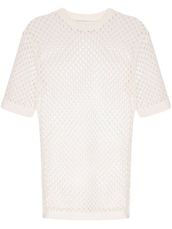 Uniforme Mesh Short-Sleeve T-Shirt KNITWEARML60SS20 White | Farfetch