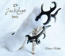The Jackalope Heels Antlers Horn Fawn Fur White Rabbit Bunny Custom Kr – ElusiveRabbit