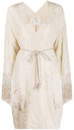 embroidered tunic dress