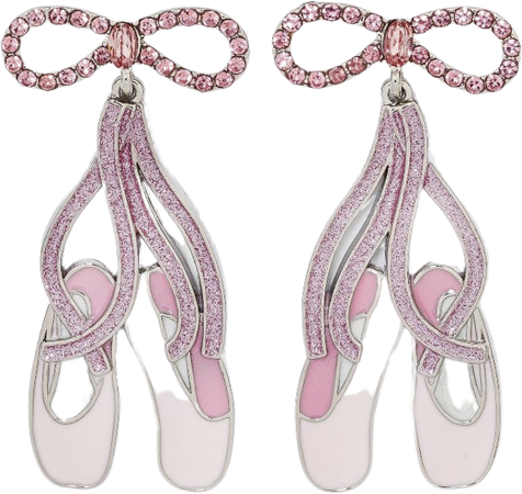 ballerina slippers earrings