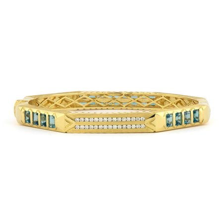 blue gold bracelet