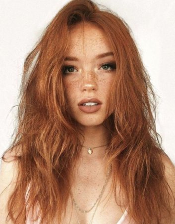long messy red hair wavy ginger