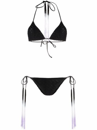 Missoni triangle-cup tie-fastening bikini set - FARFETCH