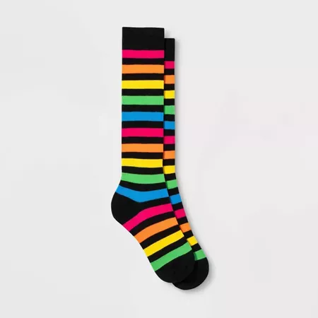Women's Rainbow Stripe Knee High Socks - Xhilaration™ One Size : Target