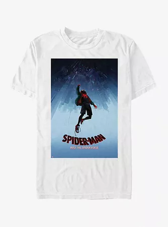 Marvel Spider-Man: Into The Spider-Verse Miles Morales Poster T-Shirt
