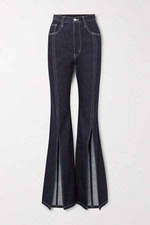 Evelin High-rise Flared Jeans - Mid denim