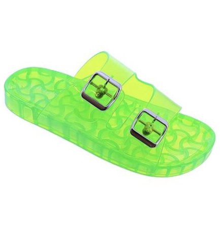neon green slides
