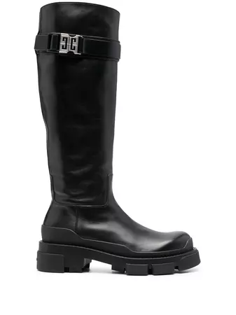 Givenchy Leather knee-high Boots - Farfetch