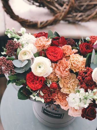 White, Red, Orange, and Brown Flowers · Free Stock Photo