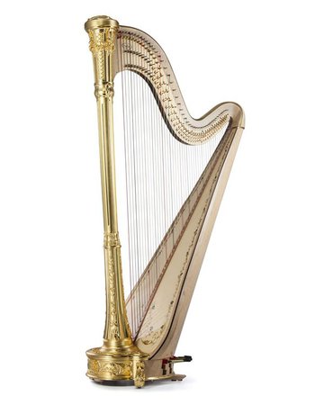STYLE 23 GOLD CONCERT GRAND PEDAL HARP