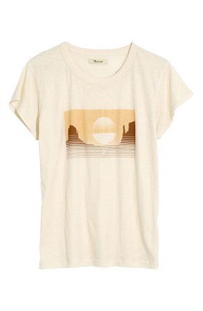 Madewell Desert Landscape Perfect Graphic Tee | Nordstrom