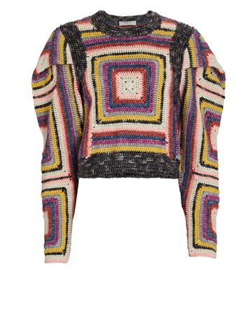 Sea Bette Crochet Sweater | INTERMIX®