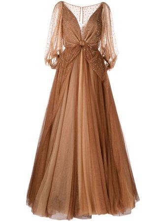 Jenny Packham Amazila crystal-embellished Tulle Gown - Farfetch