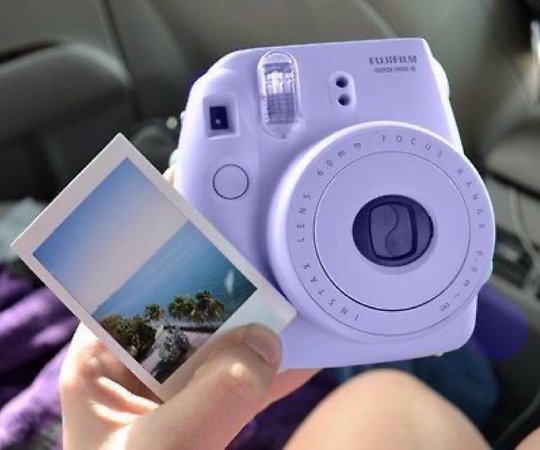 Purple Polaroid