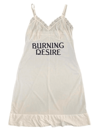 burning desire slip dress