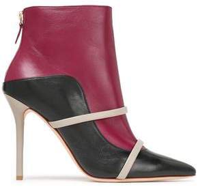 Madison Two-tone Leather Ankle Boots