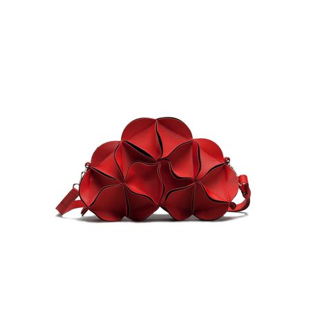 Blossom Shoulder Bag - Cloud - Red | ELEMOOD_Japan | Wolf & Badger