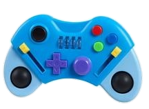 blue controller fidget