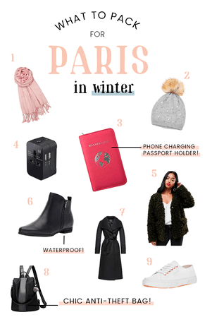 Paris Winter Packing List For Women: What To Wear in Paris + Essentials