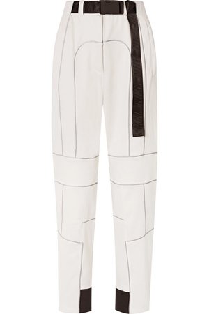 Nike | + AMBUSH NRG belted reflective-trimmed fleece pants | NET-A-PORTER.COM