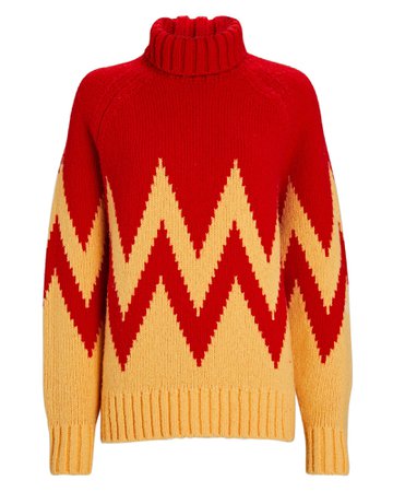 Aknvas Turner Intarsia Turtleneck Sweater | INTERMIX®