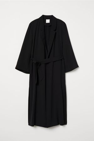 Long coat - Black - Ladies | H&M GB