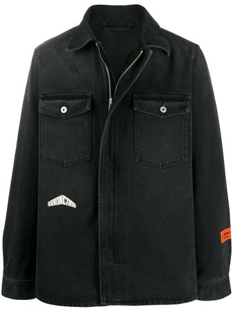 Heron Preston Oversized Fit Denim Jacket - Farfetch