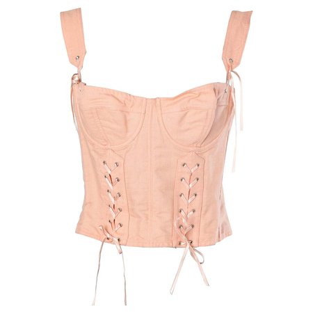 Pink corset Chantal Thomass For Sale at 1stDibs