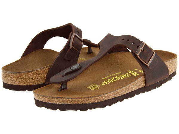 Birkenstock - Gizeh Oiled Leather (Habana Oiled Leather) Women's Sandals