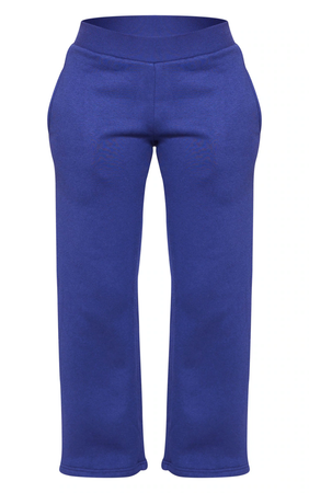 Blue Wide Leg Sweatpants $45