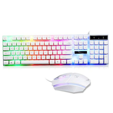 Gaming Keyboard & Mouse Combo Set LED Wired USB For PS4 Xbox PC Laptop Desktop - Walmart.com