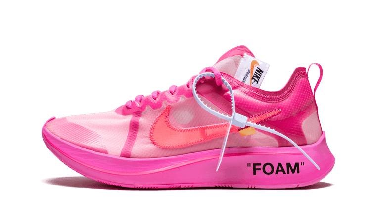 off white nike neon pink